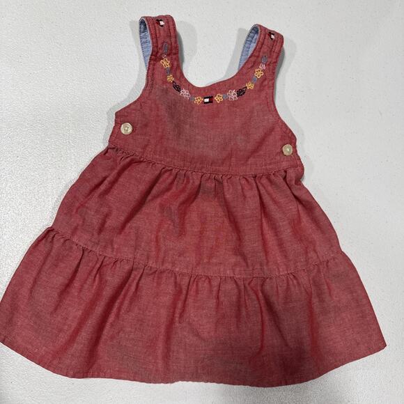 Lot of 5 Baby Girl 3-6M Dress, Bodysuits, Skort & Shorts Gap, Tommy H. & More - Picture 2 of 11